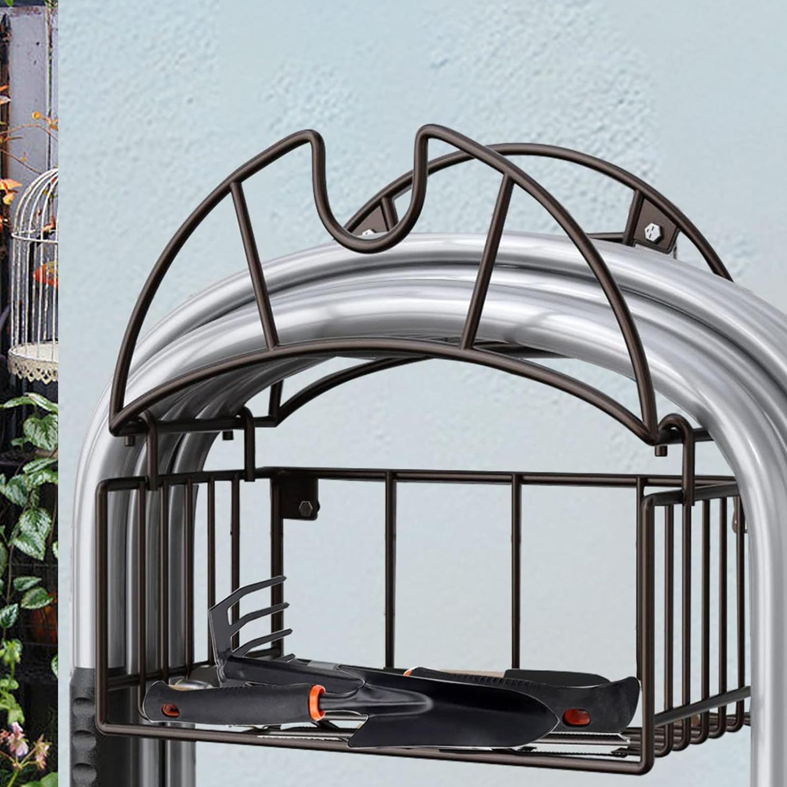 Gardening Tools Organiser - Multifuction Garden Hose Wall Holder Wall