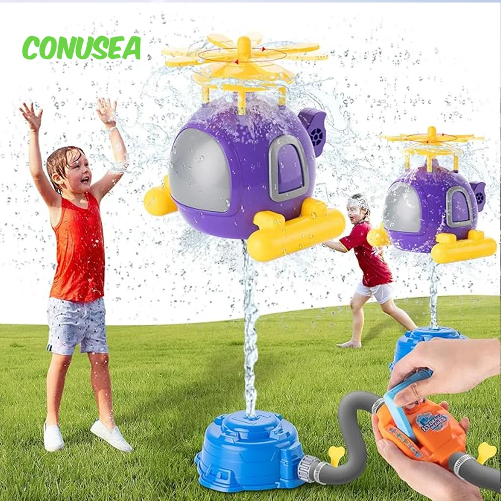 Gardening Tools Girly - Helicopter Sprinkler Water Toy Kids Outdoor