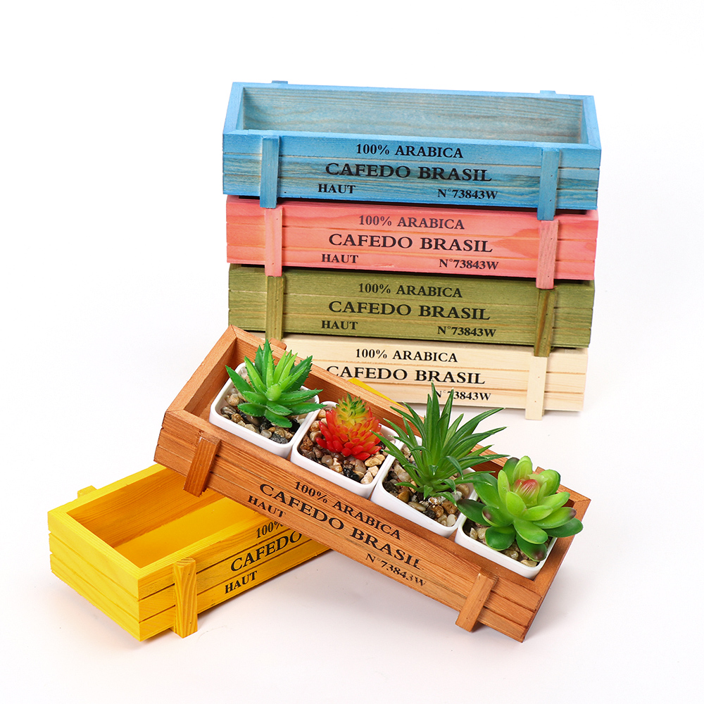 Natural Wooden Flowerpot Garde - Gardening Tools Organiser ulasan dan harga