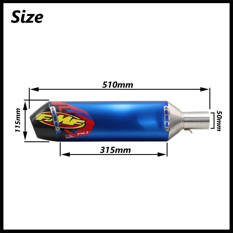 Inlet 50mm FMF 4T Exhaust Pipe - Husqvarna Chainsaw 450 ulasan dan harga