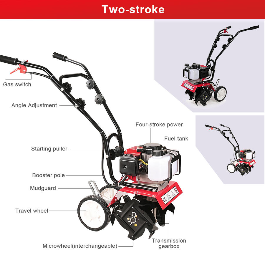 Tungfull Petrol Micro Cultivat - Gardening Tools And Equipment ulasan dan harga