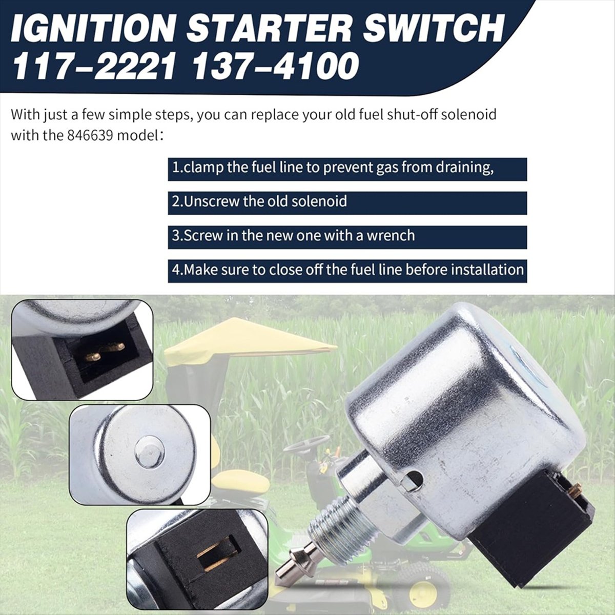 A24I 846639 Shut-Off Solenoid  - Gardening Hand Tools B&Q ulasan dan harga