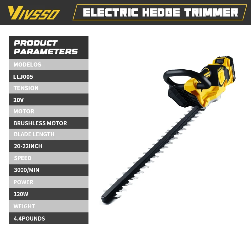 VIVSSO Cordless Electric Hedge - Gardening Tools And Equipment ulasan dan harga