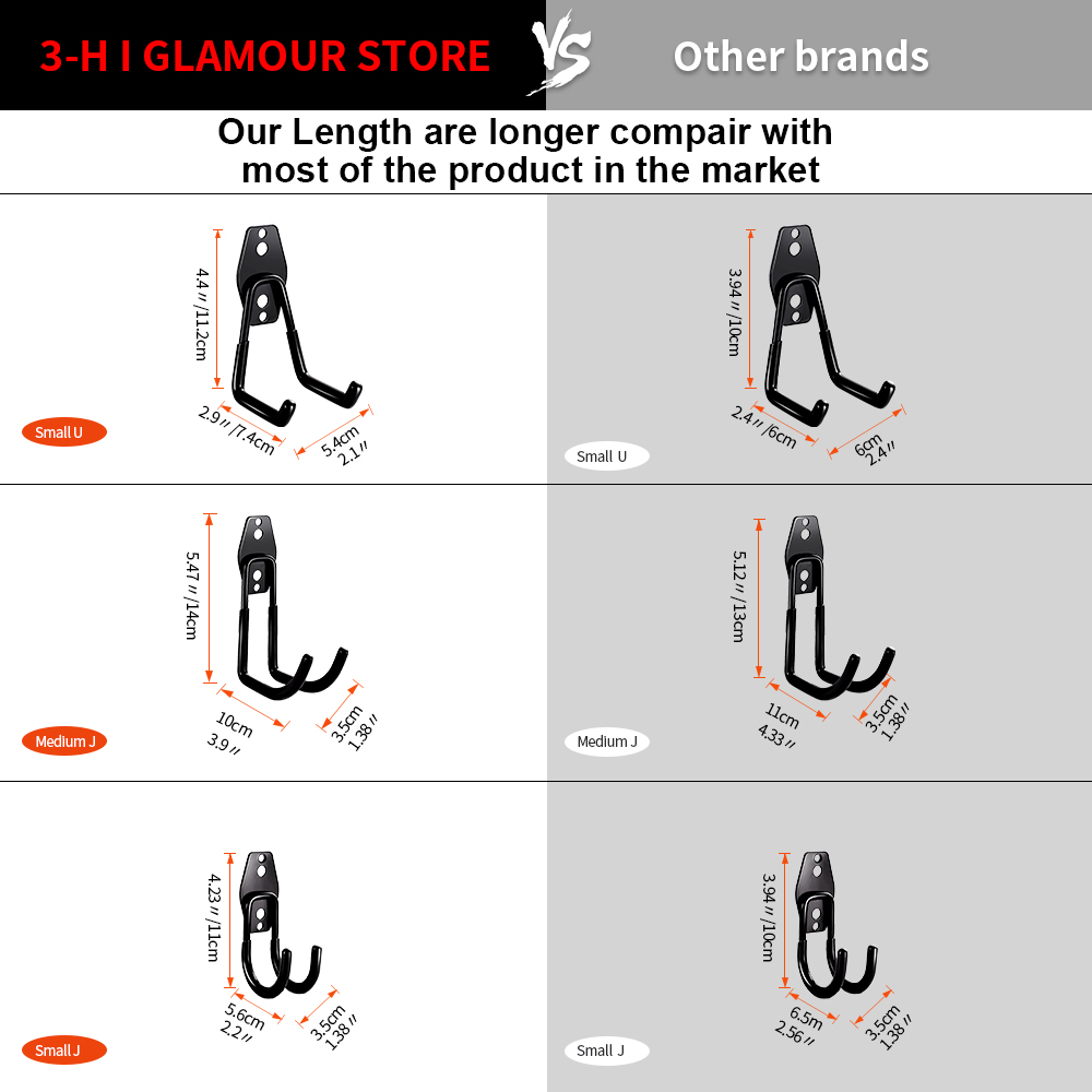 Heavy Duty Metal Hook Garage O - Gardening Tools Organiser ulasan dan harga