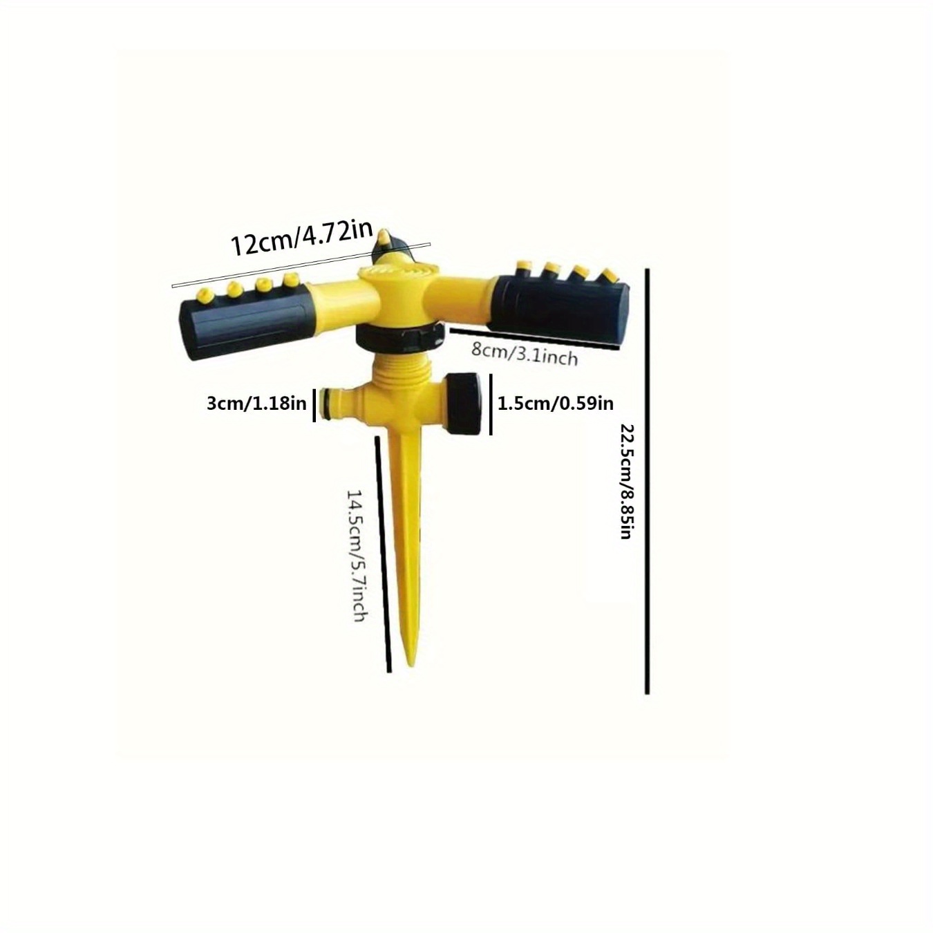 1pc 360° Automatic Rotating Sp - Gardening Tools And Equipment ulasan dan harga