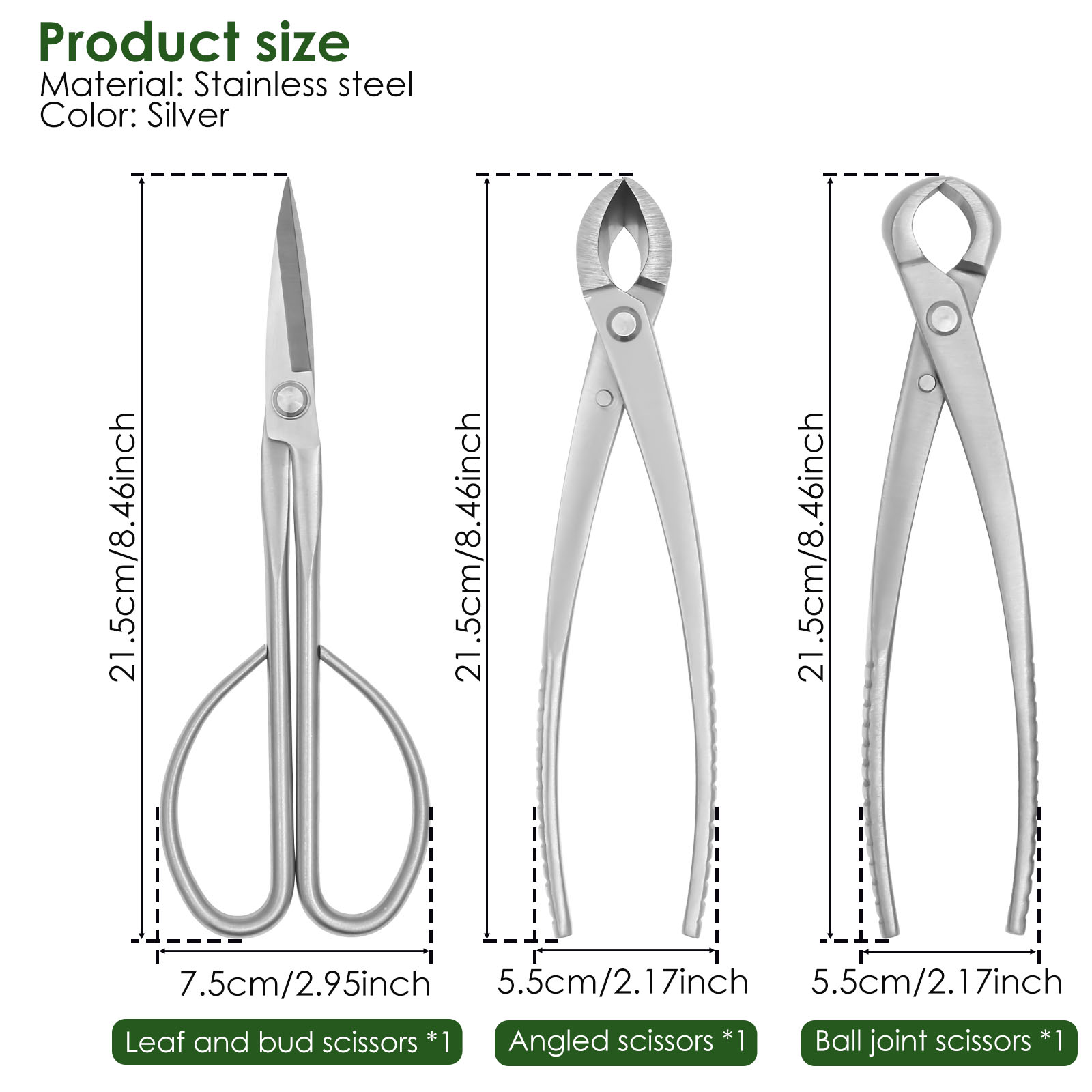 3 Pcs Bonsai Tool Set with Kno - Bonsai Tool Set ulasan dan harga