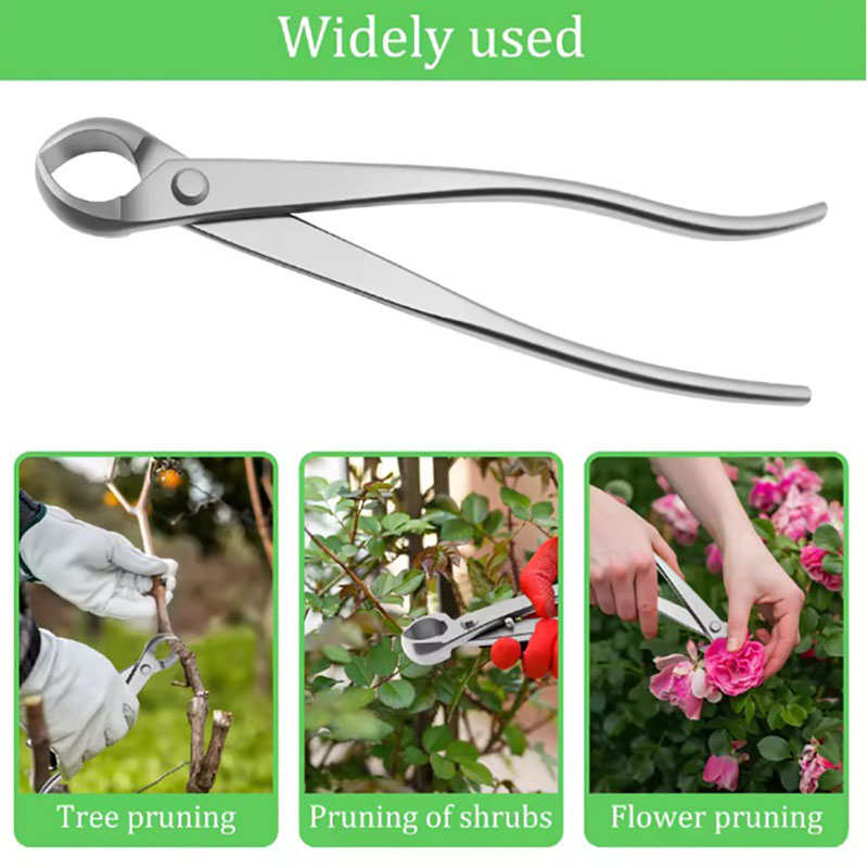 2pcs 210mm Stainless Steel Bon - Bonsai Tool Set ulasan dan harga