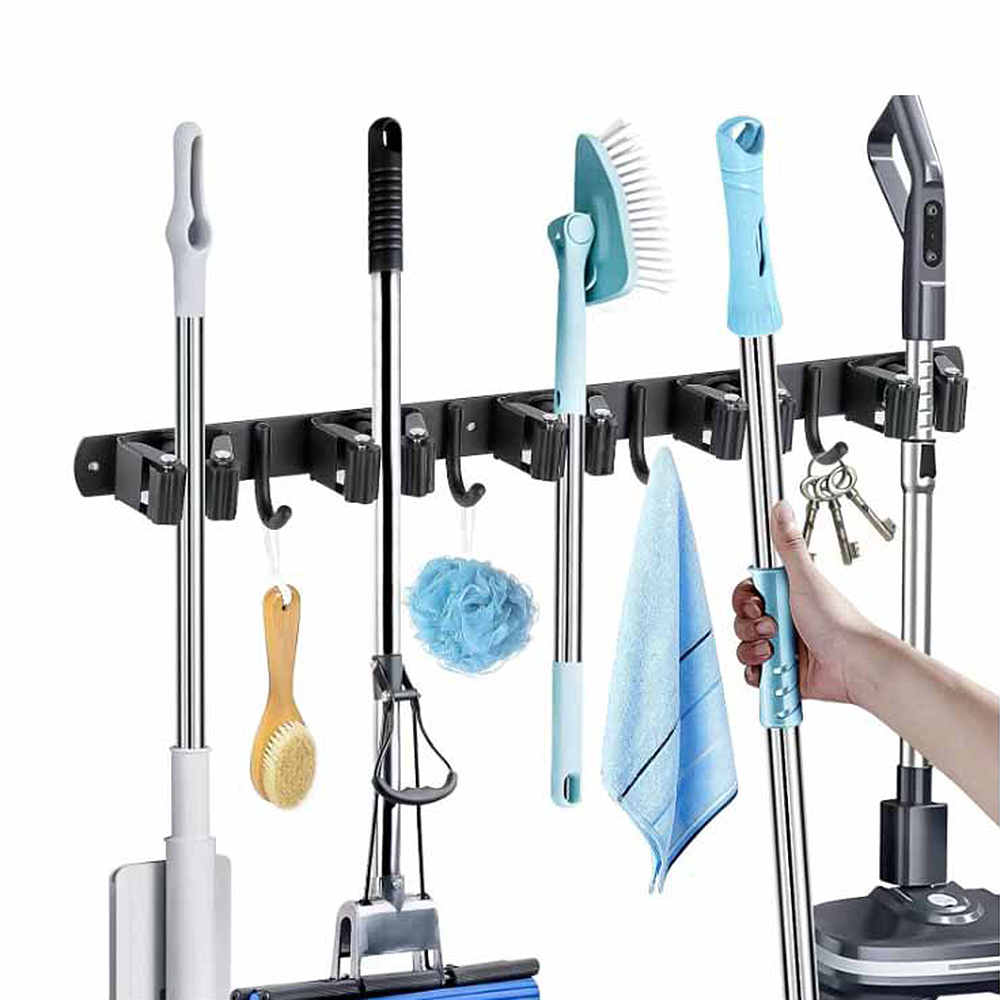 Stainless Steel Mop and Broom  - Gardening Tools Organiser ulasan dan harga