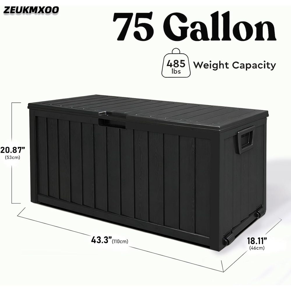 75 Gallon Outdoor Storage Box  - Gardening Tools Storage ulasan dan harga