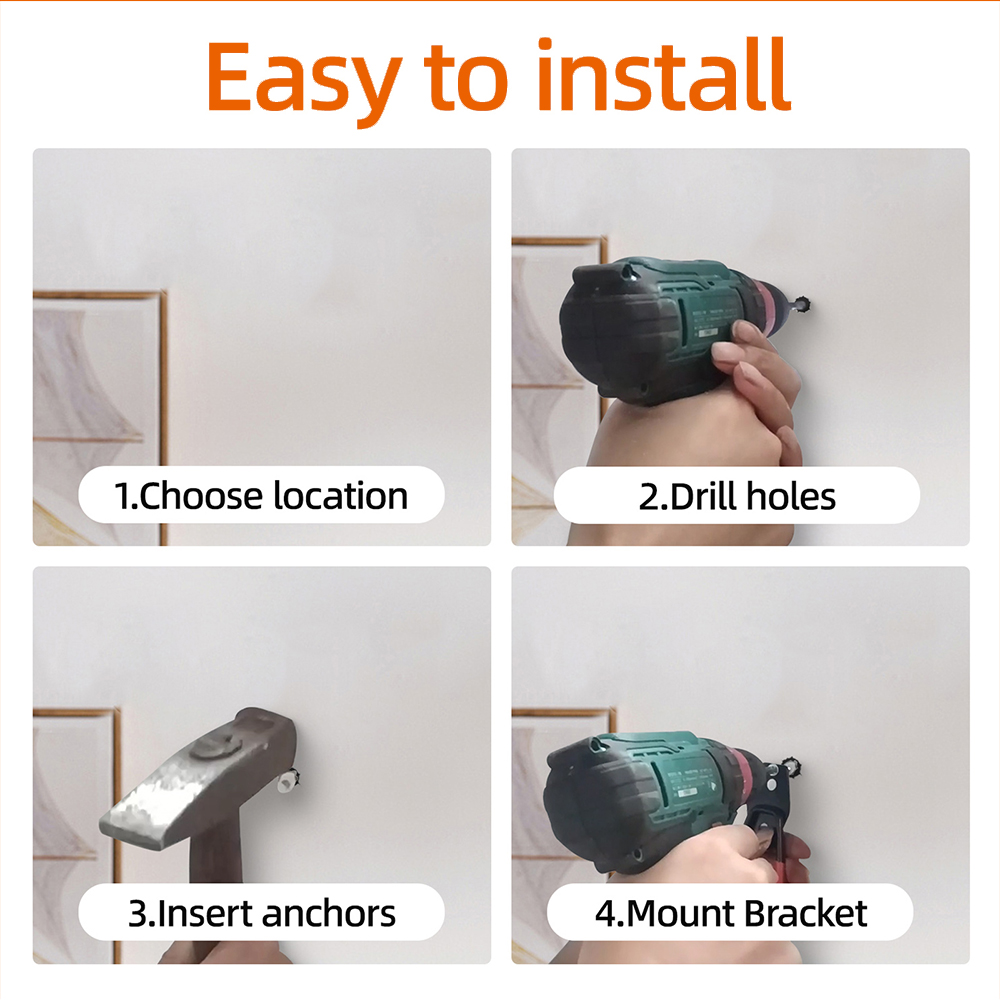 Heavy Duty Wall Mount Metal Ho - Gardening Tools Organiser ulasan dan harga