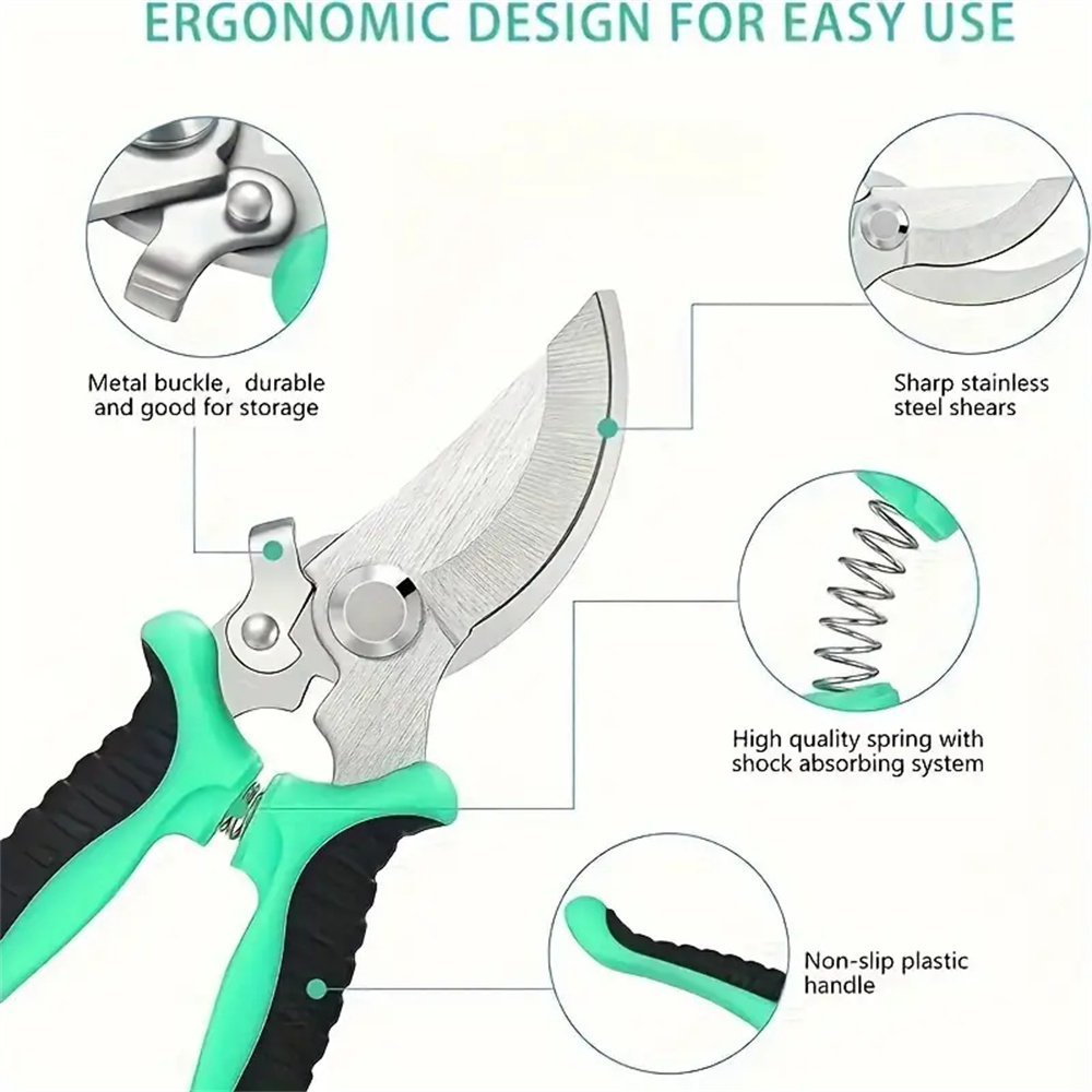 Bypass Pruner Stainless Steel  - Gardening Tools Cutter ulasan dan harga