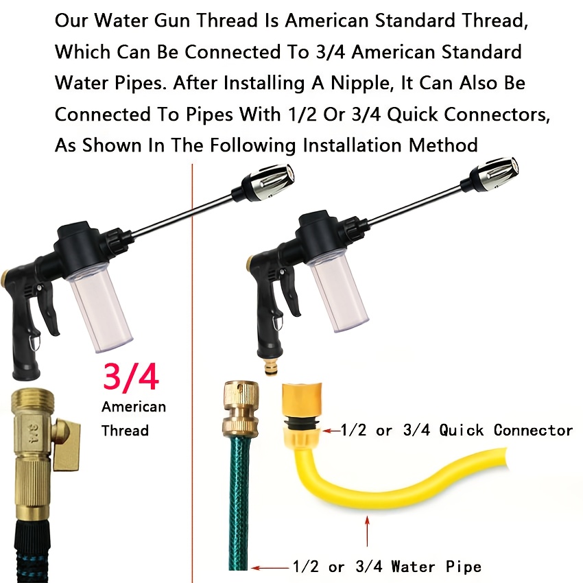 Garden Watering Gun Hose Nozzl - Gardening Tools And Equipment ulasan dan harga