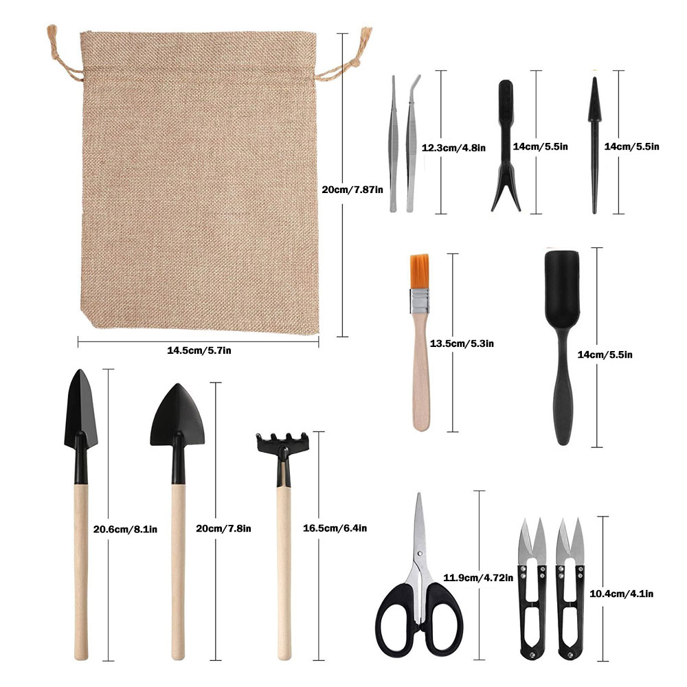 Succulent Plants Tools Mini Ga - Bonsai Tool Set ulasan dan harga